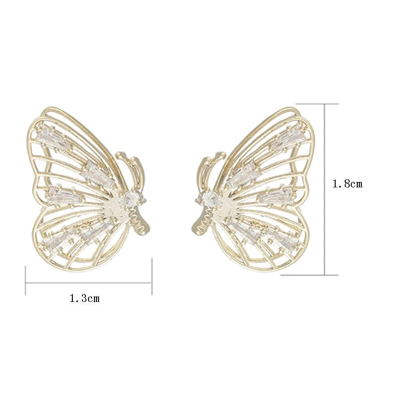 Butterfly Stud Earrings For Women