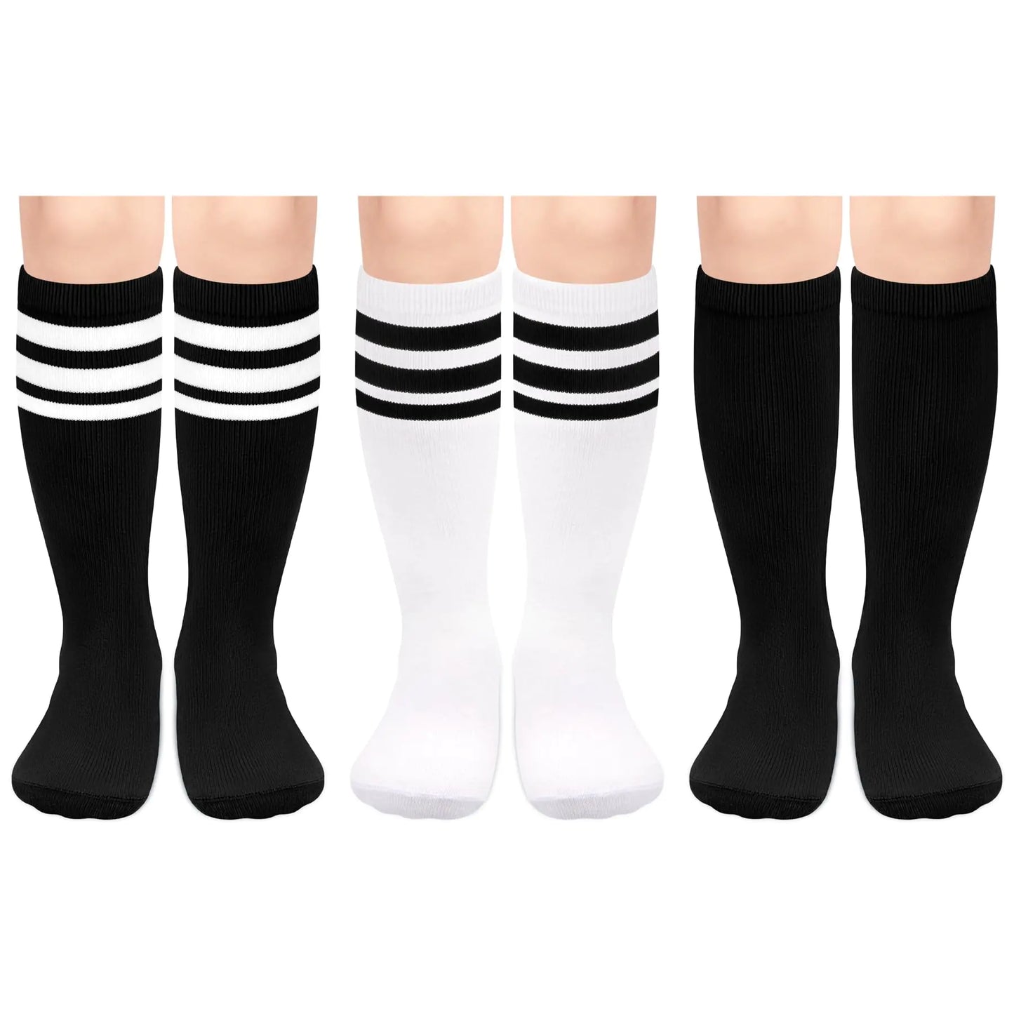 Olreco Toddler Soccer Socks 2T Toddler Baseball Socks Boys Soccer Socks Toddler 3T Girls Soccer Socks Boys Baby Knee High Socks