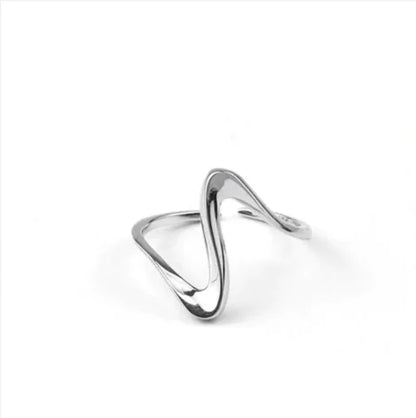 Minimalist Geometric Gold-Plated Ring