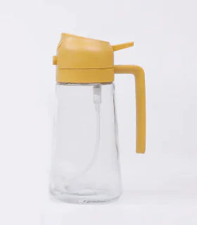 New Two-in-one Glass Oil Pot Kitchen Soy Sauce Bottle Atomization Bottle