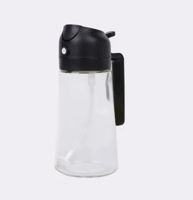 New Two-in-one Glass Oil Pot Kitchen Soy Sauce Bottle Atomization Bottle