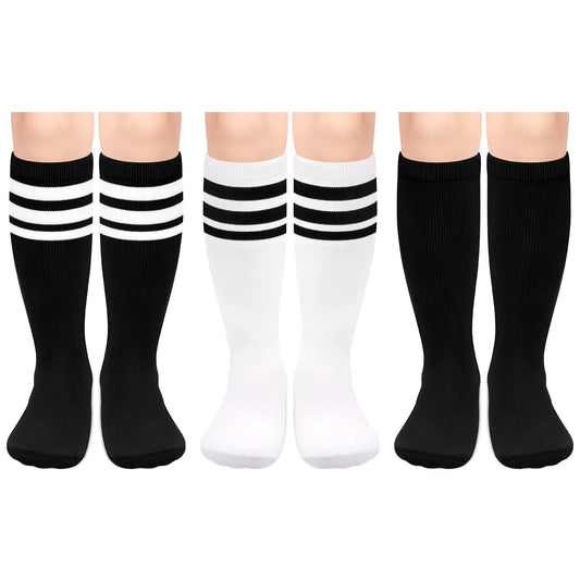 Olreco Toddler Soccer Socks 2T Toddler Baseball Socks Boys Soccer Socks Toddler 3T Girls Soccer Socks Boys Baby Knee High Socks