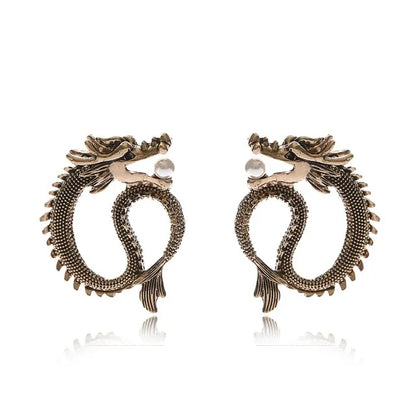Dragon Long Earrings for Women